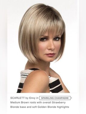 Scarlett- Envy Wig
Sparkling Champagne